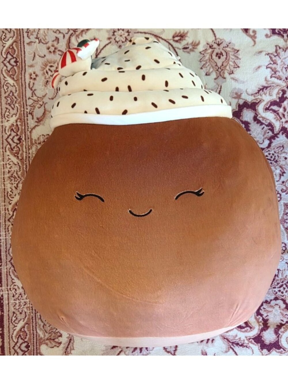 Squishmallows Marsha 20" Peppermint Latte Hot Chocolate Brown Plush Toy